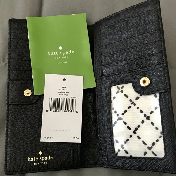 kate spade Handbags - Kate Spade NY Black Stacy Newbury Lane Wallet -NWT